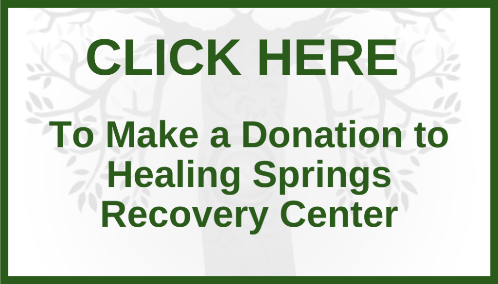 Donate Button for Healing Springs - Prevention Council Graphic Button: Donate to Healing Springs