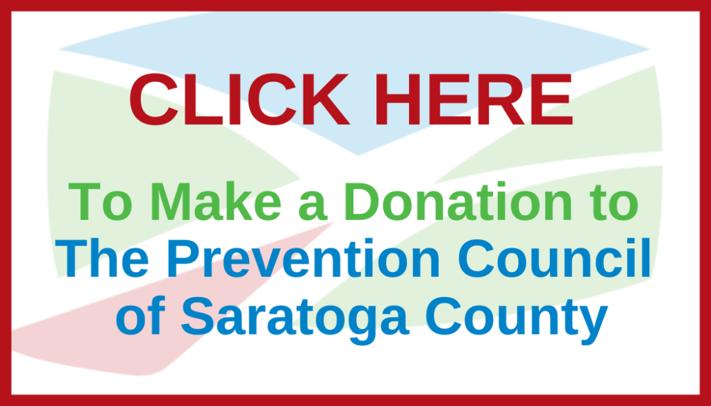 Donate to The Prevention Council - Prevention Council Graphic Button: Donate to The Prevention Council of Saratoga
